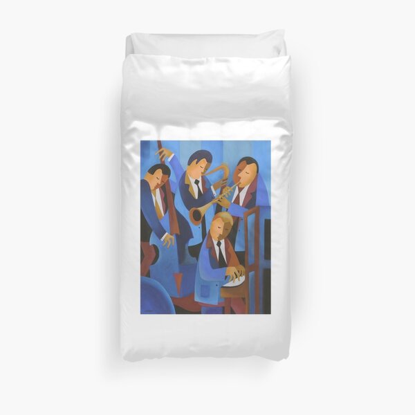 BLUES UPSTAIRS, LONDON Duvet Cover