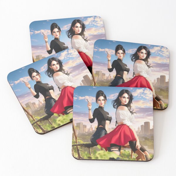 Item preview, Lovely artwork featuring trendy fashionable glamorous women designed and sold by Vintage Designs +.
