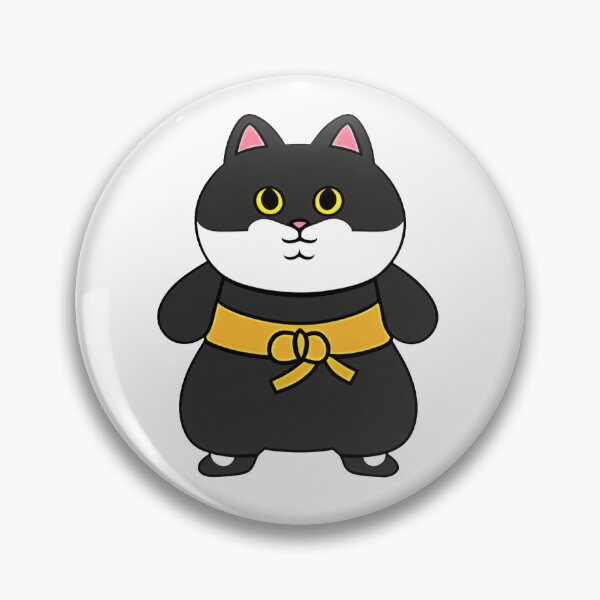 Item preview, Martial art newbie cat. Yellow belt designed and sold by Studio-Jun.