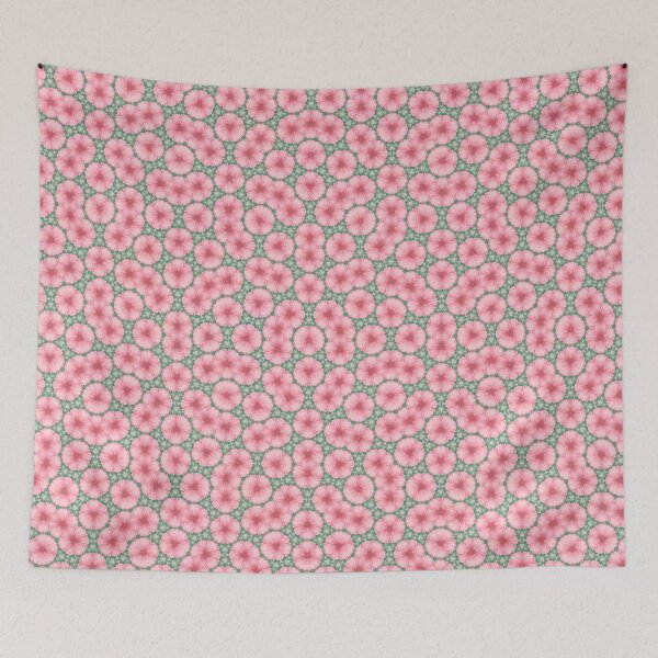 Item preview, Floral Pink Flower | Penrose | Repeating Pattern designed and sold by ArtsyAmp.
