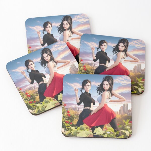 Item preview,  Lovely artwork featuring trendy fashionable glamorous women designed and sold by Vintage Designs +.