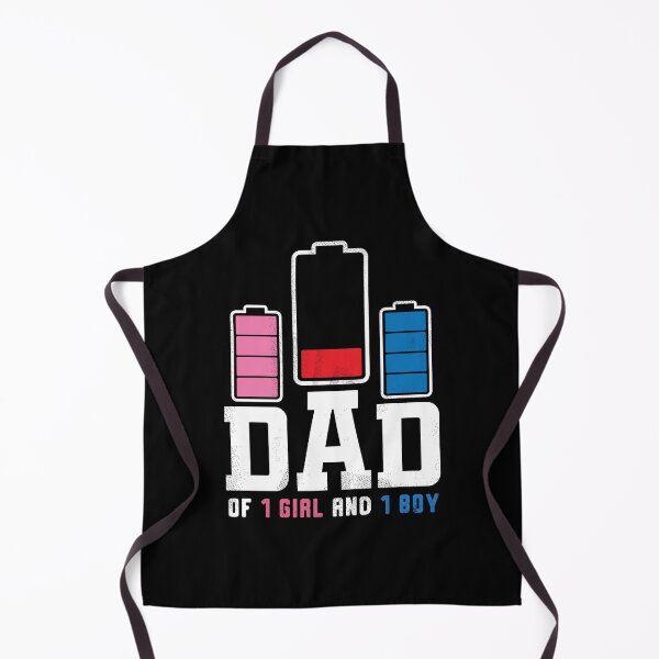 Item preview, Dad of 1 Girl and 1 Boy Funny Men Father's Day Low Battery Gift designed and sold by JUSTBEELEGANT.