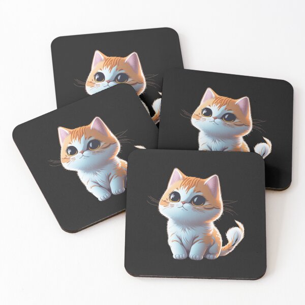 Item preview, Very Cute Cat Miaw Digital Chibi Art designed and sold by ChibiArtline.