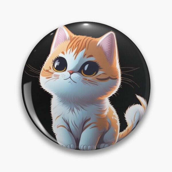 Item preview, Very Cute Cat Miaw Digital Chibi Art designed and sold by ChibiArtline.