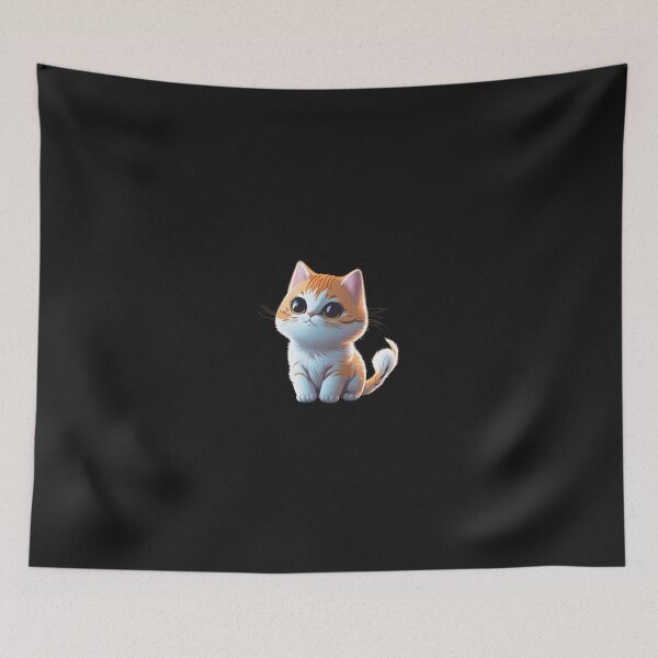 Item preview, Very Cute Cat Miaw Digital Chibi Art designed and sold by ChibiArtline.