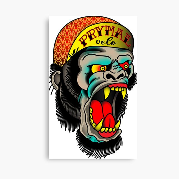 Gorilla Tattoo Posters for Sale | Redbubble