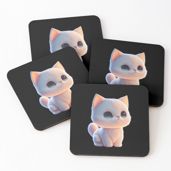 Item preview, Very Cute Cat Miaw Digital Chibi Art designed and sold by ChibiArtline.