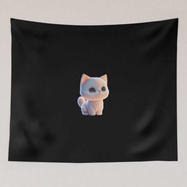 Item preview, Very Cute Cat Miaw Digital Chibi Art designed and sold by ChibiArtline.