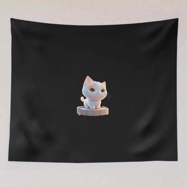 Item preview, Very Cute Cat Miaw Digital Chibi Art designed and sold by ChibiArtline.
