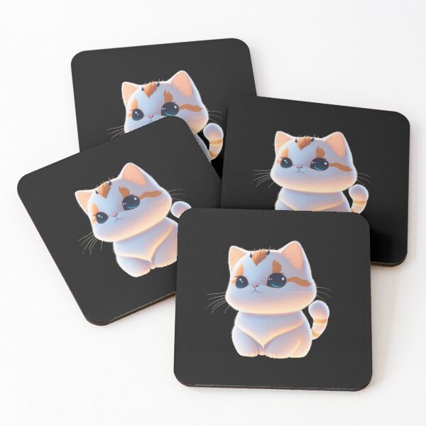 Item preview, Very Cute Cat Miaw Digital Chibi Art designed and sold by ChibiArtline.