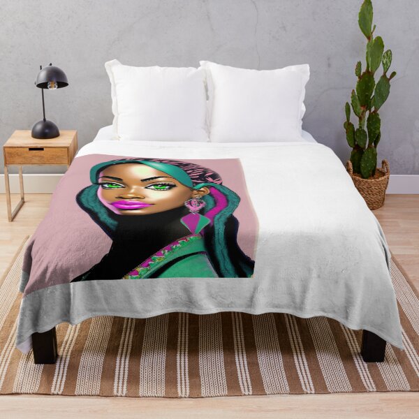 Item preview, Beautiful girl Arabian with green eye and pink lips 2502 copy designed and sold by rizwanfdi.