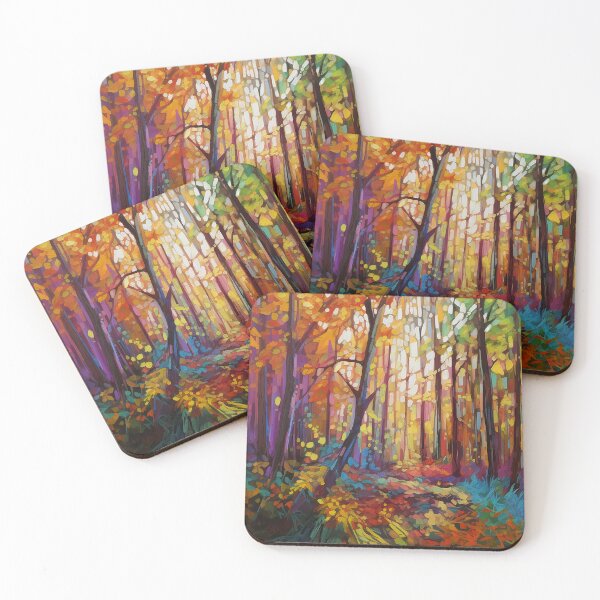 Item preview, Impressionistic woods painting 6 designed and sold by Art by Lilia.