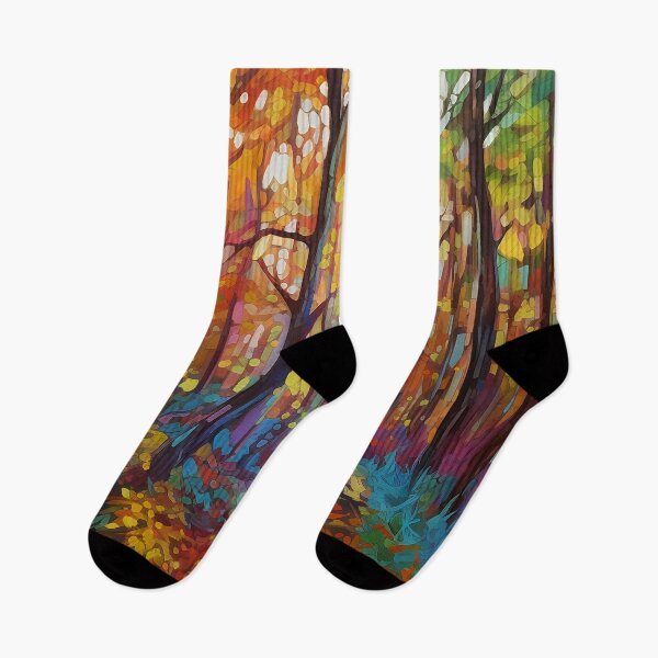 Item preview, Impressionistic woods painting 6 designed and sold by Art by Lilia.