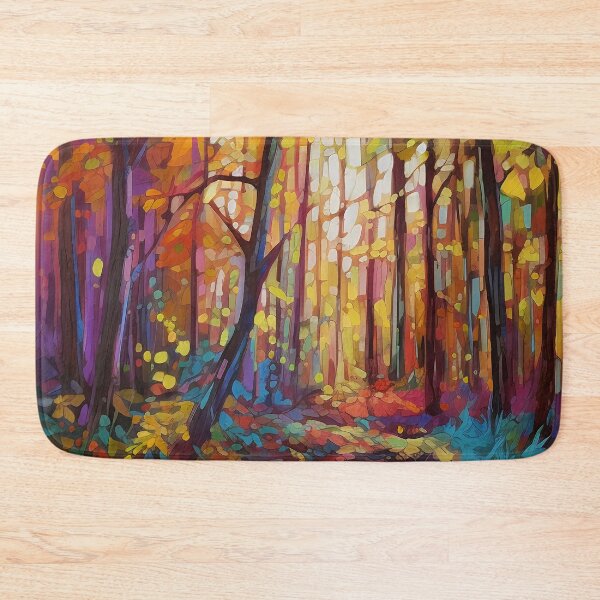 Item preview, Impressionistic woods painting 6 designed and sold by Art by Lilia.