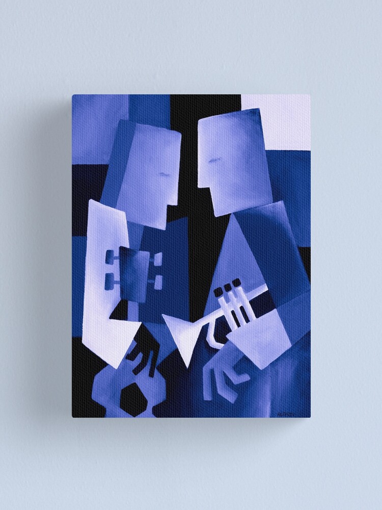 Alternate view of TWO FOR THE BLUES Canvas Print