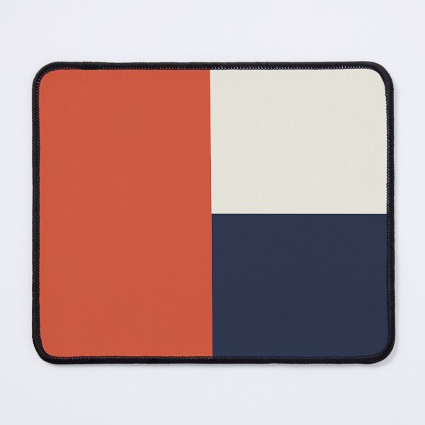 Item preview, TENNIS COURT CLAY, NAVY BLUE and CREAM 3 CHECKERS designed and sold by RachelMacht.