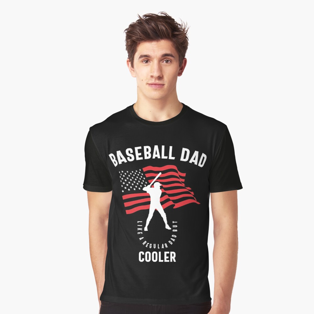 Baseball Dad Cooler T-shirt Design