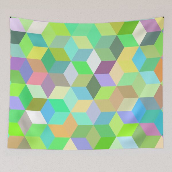 Item preview, Cube Mosaic designed and sold by TotallyRetroArt.