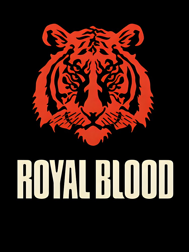 6 Eyed Tiger Royal Blood T Shirt 100% Cotton Royal Blood Tiger 6