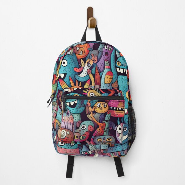 Item preview, Colorful monsters cartoon characters designed and sold by AiAgency.