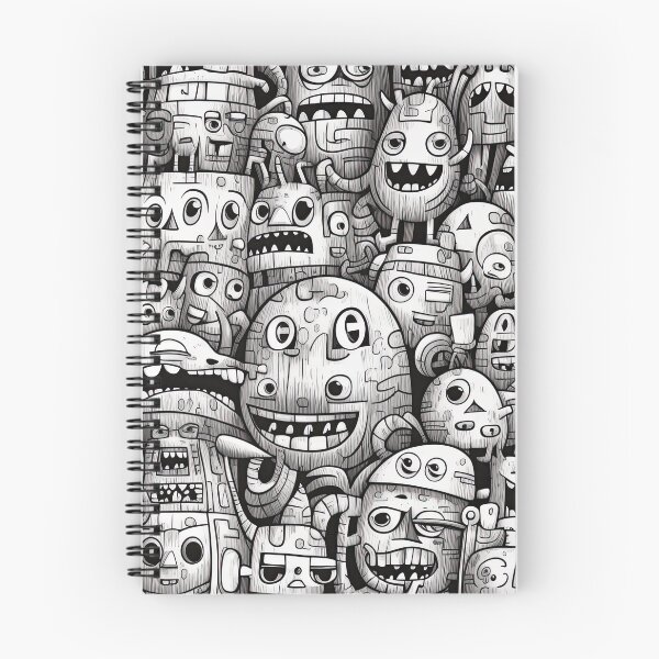 Item preview, Colorful monsters cartoon characters designed and sold by AiAgency.