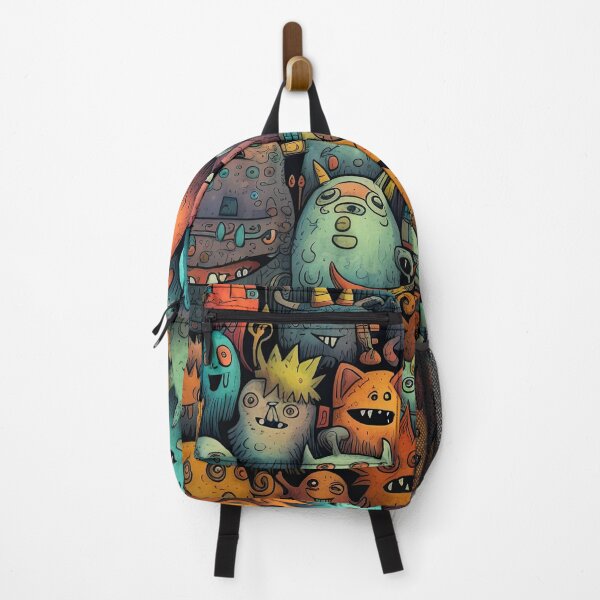 Item preview, Colorful monsters cartoon characters designed and sold by AiAgency.