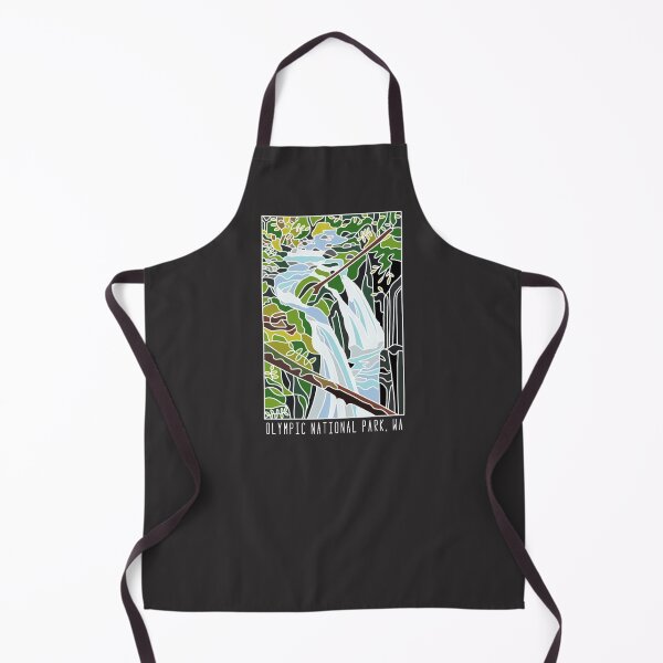 Item preview, Olympic National Park Stained Glass Window designed and sold by scribbletank.