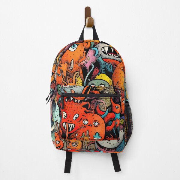 Item preview, Colorful monsters cartoon characters designed and sold by AiAgency.