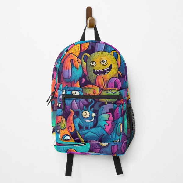 Item preview, Colorful monsters cartoon characters designed and sold by AiAgency.