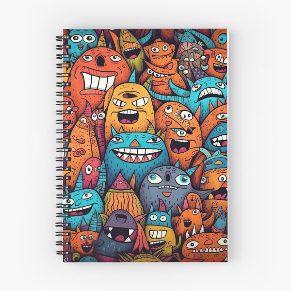 Item preview, Colorful monsters cartoon characters designed and sold by AiAgency.