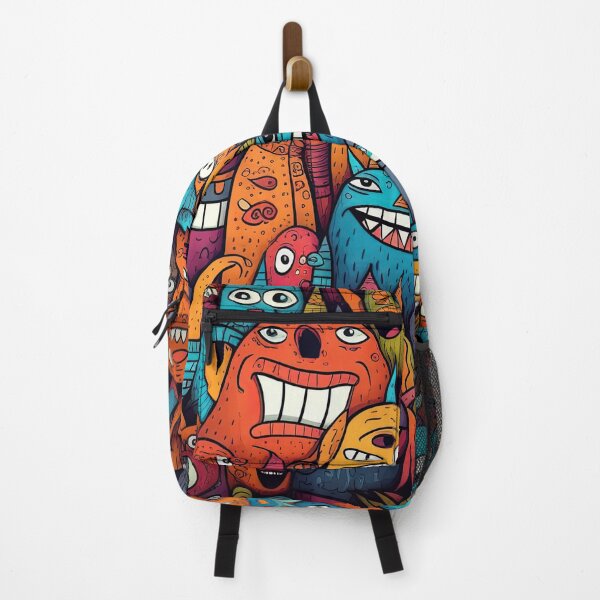 Item preview, Colorful monsters cartoon characters designed and sold by AiAgency.