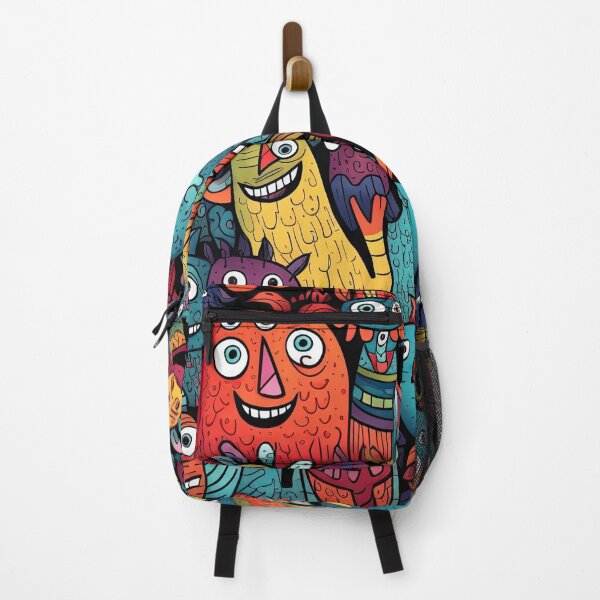 Item preview, Colorful monsters cartoon characters designed and sold by AiAgency.