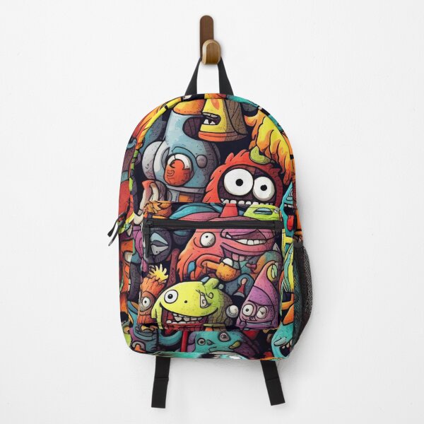 Item preview, Colorful monsters cartoon characters designed and sold by AiAgency.