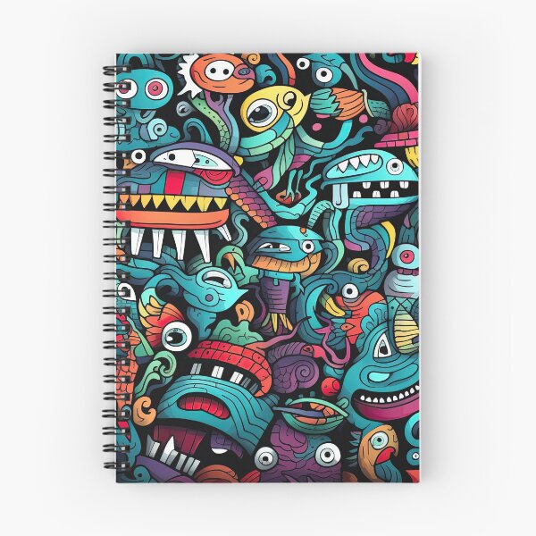 Item preview, Colorful monsters cartoon characters designed and sold by AiAgency.