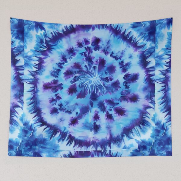 Item preview, Shades of blue tie dye designed and sold by Nosy is Everything.