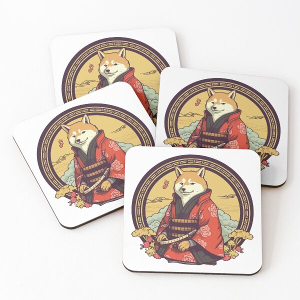 Item preview, Shiba Samurai - 柴侍 designed and sold by mtclstudio.