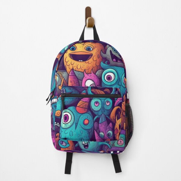 Item preview, Colorful monsters cartoon characters designed and sold by AiAgency.