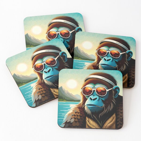 Item preview, RETRO Monkey designed and sold by Evolved Ape.