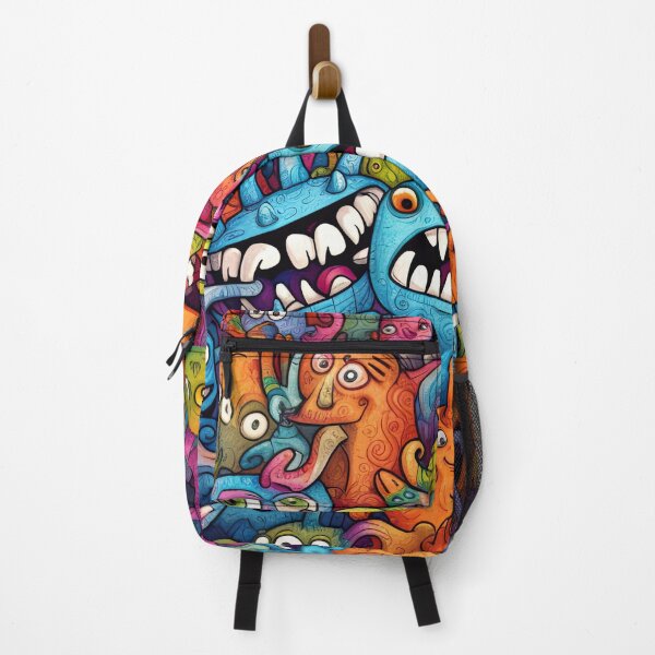 Item preview, Colorful monsters cartoon characters designed and sold by AiAgency.