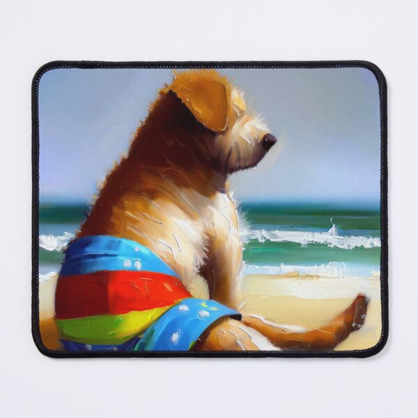 Item preview, Dog at the Beach designed and sold by CrankyOldDude.