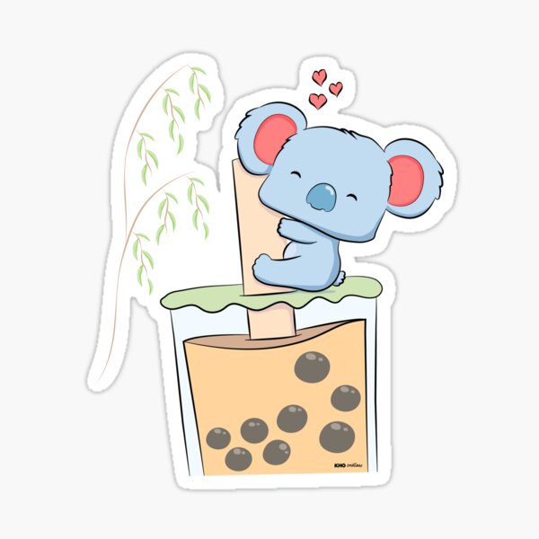 Boba Koala Sticker