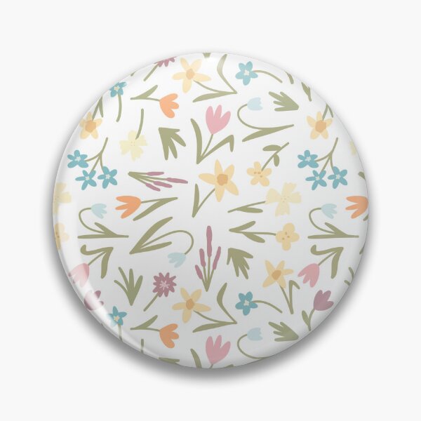 Item preview, Soft spring floral pattern designed and sold by ImagineKaye.