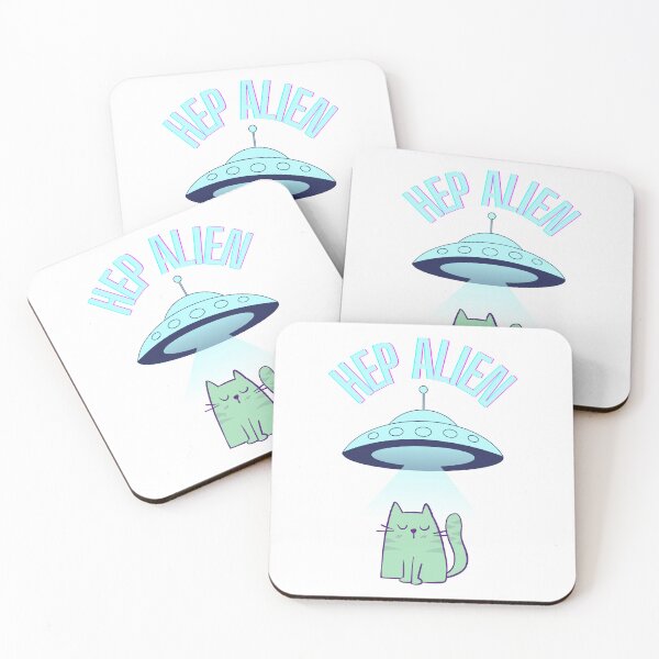Item preview, Hep Alien design hep alien cat  sticker cute kitten stickers hep alien designed and sold by varodesign.