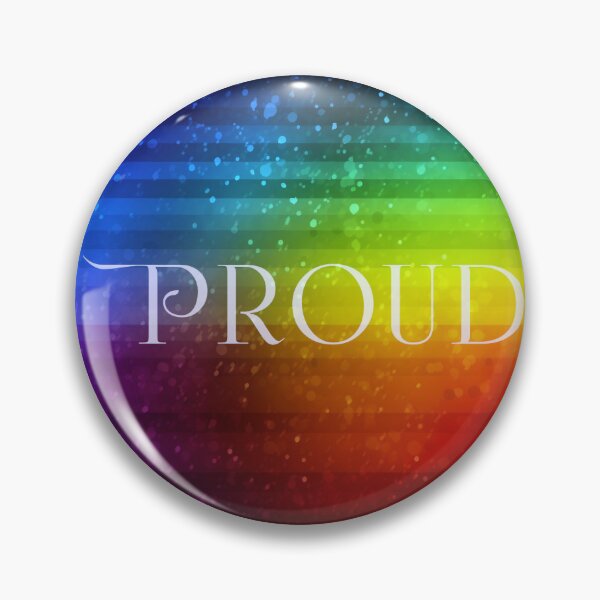 Item preview, "Proud" Abstract Pride Flag Design - Luminous Digital Art Print designed and sold by stateofhuman.