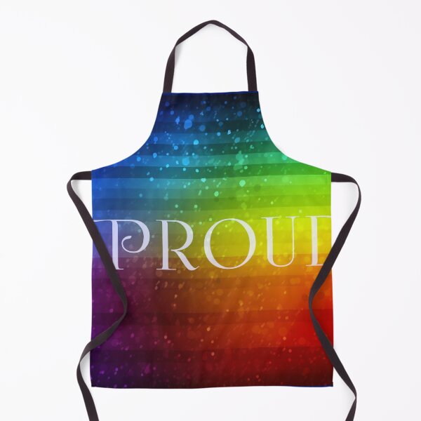 Item preview, "Proud" Abstract Pride Flag Design - Luminous Digital Art Print designed and sold by stateofhuman.