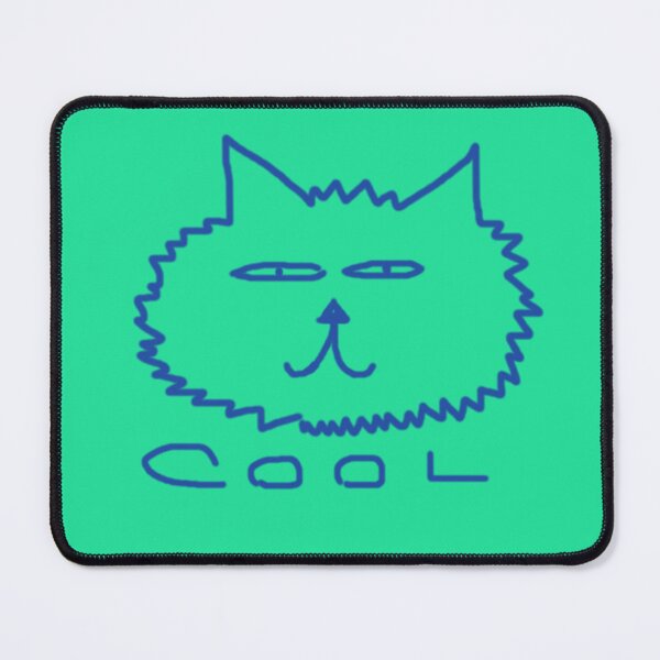 Item preview, Cool blue cat designed and sold by Grzegorz Majerski.