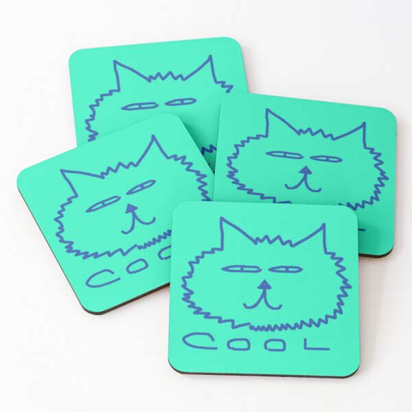 Item preview, Cool blue cat designed and sold by Grzegorz Majerski.