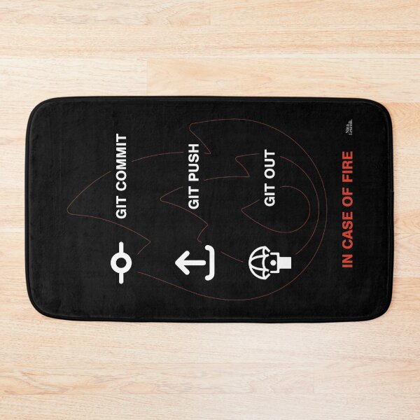 Item preview, In Case of Fire GIT OUT designed and sold by Cuprum-Design.