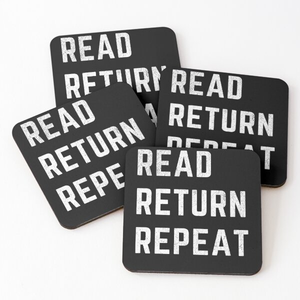 Item preview, Read Return Repeat - Reading and Library designed and sold by TheBeesForYou.