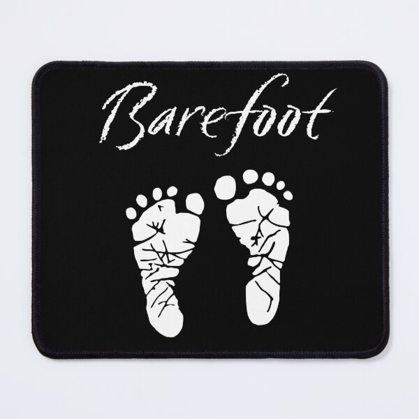 Item preview, Barefoot with footprints  - White designed and sold by Saganordic.